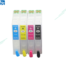 T1811 10sets  empty Refillable ink cartridges for epson xp-305 xp-102 xp-202 xp-205 xp-302  xp-402 xp-405  T1801 2024 - buy cheap