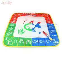 Jenilily-esterilla de agua mágica de 3 colores, tapete de agua para dibujar, aprendizaje, dibujo mágico, lápiz de pintura al agua, 49x48cm, JN1326nc 2024 - compra barato