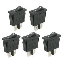 5 Pcs AC 250V/6A 125V/10A 2 Pins Terminal SPST On Off Rocker Switch 2024 - buy cheap