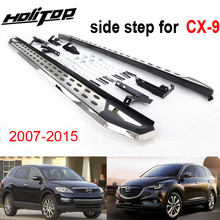 Escalón lateral a la moda para Mazda old CX-9 2007-2015, calidad ISO9001, pedal de acero inoxidable + 8K brillante 2024 - compra barato