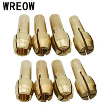 8Pcs Brass Mini Drill Chucks Collet Bits Fit Rotary Tools 1mm/1.6mm/2.3mm/3.2mm for Dremel Rotary Tool Accessories High Quality 2024 - buy cheap