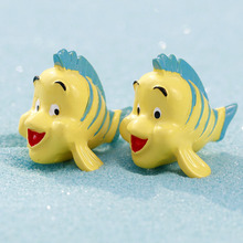 Желтая улыбка, рыба, животное, миниатюрное сказочное садовое искусство, аксессуары для рукоделия 2024 - купить недорого