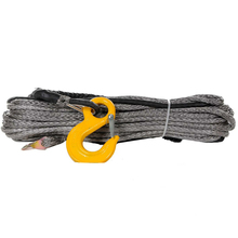 Cuerda de cabrestante sintética, accesorio gris de UHMWPE con gancho para 4x4/ATV/UTV/SUV/todoterreno, recuperación, 14mm x 40 metros, express gratis 2024 - compra barato