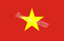 Bandera Nacional de Vietnam Asia en todo el mundo productos de venta caliente 3X5FT 150X90 CM pancarta agujeros de metal de latón 2024 - compra barato