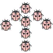 Emblemas beetles patches infantis para roupas, emblema bordado de ferro aplique a ferro em remendo, acessórios de costura para roupas diy com 10 peças 2024 - compre barato