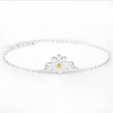 Everoyal Cute Lotus Bracelets For Women Accessories Fashion 925 Sterling Silver Bracelets Girls Silver Jewelry Female Party Gift 2024 - buy cheap
