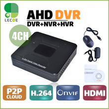 AHDN DVR 4 ChannelAHDNH CCTV AHD DVR Hybrid DVR/1080 P 4in1 NVR Видеорегистратор Для AHD Камеры IP Аналоговые Камеры 2024 - купить недорого