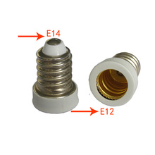 E14 to E12 Base Adapter Converter Lamp Holder Lamp Adapter 2024 - buy cheap