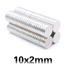 20/50/100pcs 10x2mm Super Powerful Strong Bulk Round NdFeB Neodymium Disc Magnets Dia 10mm x 2mm N35 Rare Earth Magnet 10*2 2024 - buy cheap