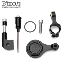 BJMOTO CNC Moto Steer Support For Yamaha YZF R6 R1 2006-2015 Motorcycle Adjustable Steering Stabilize Damper Bracket Mount kit 2024 - buy cheap