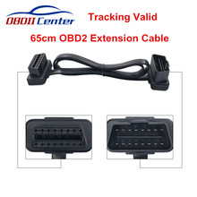 Newly 16Pin OBD2 Extension Cable OBDII Car Diagnostic Cable Connector 65cm OBD2 Interface Adapter 16 Pin Male To Femal Post Free 2024 - buy cheap