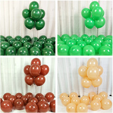 10pcs 12 inch Brown Matte Latex Balloons Inflatable Globos Wedding Decorations Air Balls Happy Birthday Party Supplies Balloons 2024 - buy cheap