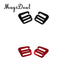 MagiDeal 4 Pcs 1 inch G Hook Outdoor Webbing Buckle for Backpack Strap 25mm Black Red 2024 - buy cheap