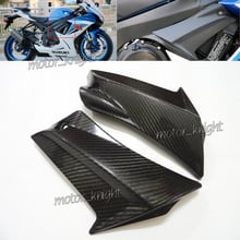 Panel lateral para tanque de Gas de fibra de carbono, accesorio para motocicleta Suzuki GSXR600, GSX-R750, 2011, 2012, 2013, 2014, 2015, K11, 2 uds. 2024 - compra barato