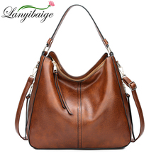 Vintage Brown Women Leather Handbags Luxury Designer Shoulder Bags High Quality Brand Crossbody Bags for Women 2022 Tote Bag 2024 - buy cheap