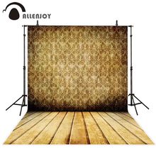 Allenjoy retro damask wall photography backdrop vintage wood background photophone photo studio shoot prop decor photobooth 2024 - buy cheap