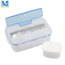 1000ML Portable Bento Lunch Box Set With Soup Bowl Chopsticks Spoon Microwave School Lunch Box For Kids Plastic Food Container 2024 - buy cheap