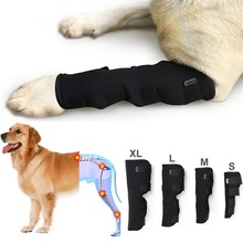 Наколенники для домашних животных, 2 шт./лот, поддерживающие наколенники для собак, для суставов ног, обертывания, дышащие, для травм, восстановления ног, защита для собак 2024 - купить недорого