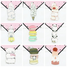 Cartoon Acrylic Macaroon Giraffe children Brooch Clothes Icon Backpack Accessories Badge Decoration Brooches A birthday present 2024 - buy cheap