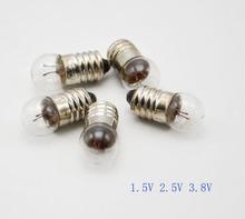 50pcs/lot Scientific physical circuit test lamp beads 1.5V 2.5V 3.8V 0.3A flashlight lighting experiment light bulb equipment 2024 - buy cheap