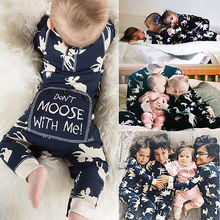Fashion Baby Romper Infant Newborn Bebes Boy Girl Clothes Autumn Winter Long Sleeve Christmas Moose Jumpsuit Rompers 2024 - buy cheap