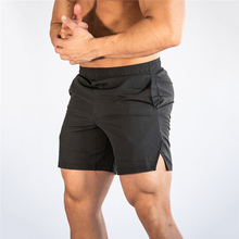 Летние мужские шорты для фитнеса бодибилдинга, дышащие спортивные шорты для тренировок, быстросохнущая Спортивная одежда для бега, пляжа 2024 - купить недорого