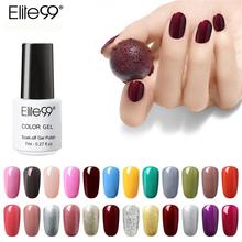 Elite99-esmalte de uñas en Gel, laca de Gel de un paso, botella blanca UV LED, para extensión de uñas artísticas, 7ML 2024 - compra barato