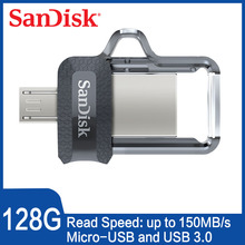 Sandisk SDDD3 Extreme USB3.0 Dual OTG USB Flash Drive High Speed 150M/S PenDrive 32GB 16GB Pen Drive 64GB Memory Stick 2024 - buy cheap