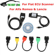 Best Quality For Fiat ECU Scanner Diagnostic Scanner Tool For Fiat ECU Programmer With 5pcs Full Cables For Alfa Remeo & Lancia 2024 - buy cheap