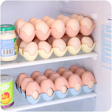 Caja para guardar huevos, organizador para la cocina, organizador para la nevera, organizador para guardar huevos, 15 estantes 2024 - compra barato