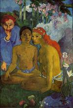 Portrait Paintings Abstract Women Contes Barbares Paul Gauguin oil Canvas High quality hand painted Figure Art Reproduction 2024 - buy cheap