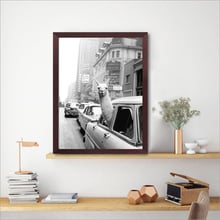 Modern Fashion Canvas Painting Llama Taxi Posters and Prints Vintage Animals New York City Landscape Wall Art Home Decor Picture 2024 - buy cheap