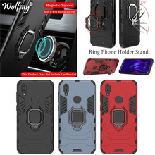 Titular do telefone anel de dedo para vivo v11 caso v 11 ímã armadura moda capa no para vivo v11 z3 i z3 telefone caso vivo v11 6.3" 2024 - compre barato