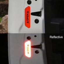 4Pcs Car OPEN Reflective Tape Warning Mark Reflective Stickers Strips Tail Rear Reflective Tape Driving Safety 2024 - buy cheap