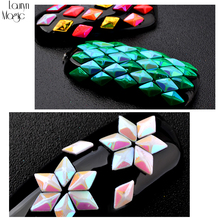 1 шт. разноцветные лазерные треугольные Блестки для дизайна ногтей блестящие хлопья искусственный УФ-Гель-лак блестки инструмент для декора маникюра 2024 - купить недорого