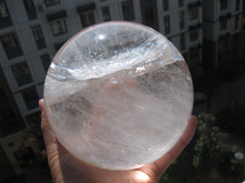 ddh001124 NATURAL CLEAR QUARTZ CRYSTAL SPHERE BALL HEALING 2024 - buy cheap