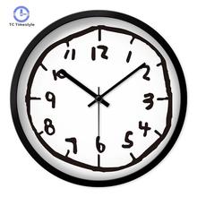 Kids Wall Clock Modern Design Personality Digital Wall Clocks Mute Bedroom Creative Graffiti For Living Room Watch 2024 - buy cheap