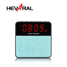 Portable Mini Bluetooth Speaker Radio Clock Alarm Music Center Speakers Boombox Stereo FM TF Card Wireless Loudspeaker For Phone 2024 - buy cheap
