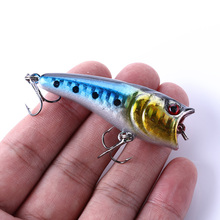 Hengjia 1pcs pesca Popper Fishing Lures Wobblers Crankbaits 10 color Hard Baits Artificial Isca 6cm 7g 2024 - buy cheap