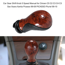 Auto Car Gear Shift Knob 5 Speed Manual Fit for Citroen C5 C2 C3 C4 C3 Sax Xsara Xantia Picasso 99-08 PICASSO Pluriel 99-10 2024 - buy cheap