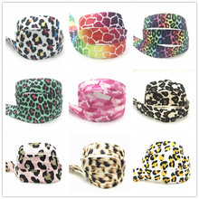 New 12 colors 10Y 15mm Colorful Leopard Patterns Print Fold Over Elastic FOE Ribbon Webbing For Headwear Hair Sewing Accessory 2024 - buy cheap