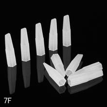 Free Shipping 100Pcs 7F White Tattoo Tips Sterile Disposable Permanent Makeup Machine Eyebrow Lip Needles Tattoo Tips Supply 2024 - buy cheap