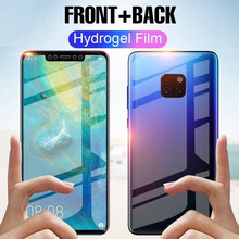 Película protectora de hidrogel para Huawei P30 P20 Mate 20 lite Pro p smart 2019, Protector de pantalla, película frontal y trasera 2024 - compra barato