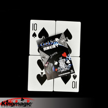 Bigger Spade 10 Cards Magic Tricks Free Shipping Props Toys Close up Street Magia 2024 - купить недорого