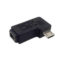 90 градусов левый и правый угловой мини USB 5pin гнездо к Micro USB Мужской синхронизации данных адаптер разъем Micro USB к Mini USB разъем 2024 - купить недорого