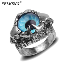 Властное кольцо в виде черепа викингов, готическое массивное мужское кольцо в виде Головы Быка, модное дизайнерское украшение для шлема, скандинавские украшения 2024 - купить недорого