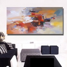 Venta al por mayor pintura al óleo pintada a mano en lienzo animal cebra para sala de estar pared arte hogar Decoración cuadro abstracto unframe 2024 - compra barato