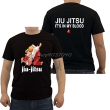 New Men Fashion T Shirts Summer Cool Tees Tops Print T-Shirt Jiu Jitsu Brazilian Martial Arter Ju-Jitsu It's In My Blood T-shirt 2024 - buy cheap