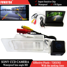 Fuwayda-câmera de estacionamento para veículos, sistema de estacionamento com chip ccd para sony, ideal para kia optima 2010 2011/kia k5 + 4.3 produto dobrável, monitor lcd e tft 2024 - compre barato