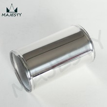 Tubo de tubulação do intercooler, 51mm 2 "polegadas de alumínio turbo, tubo de tubulação reto l = 150mm, cor prata 2024 - compre barato